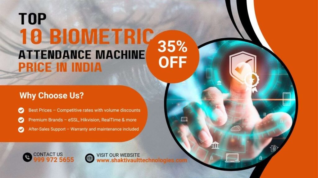 Latest Top 10 Biometric Attendance Machine in India