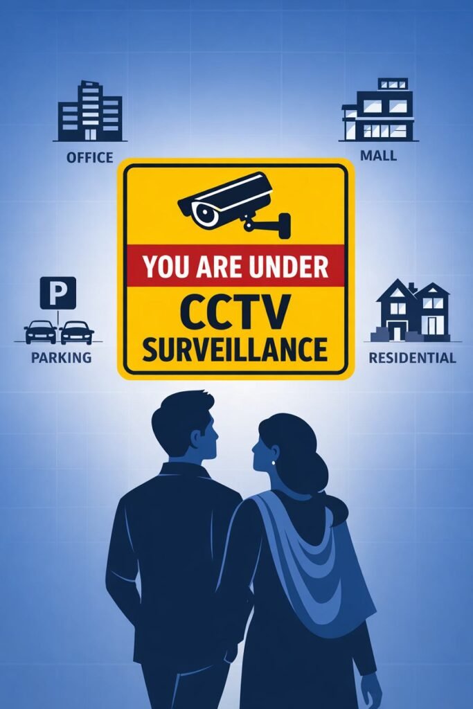You Are Under CCTV Surveillance – Ultimate Guide to Security Signs in India 2 CCTV Surveillance Notice Boards