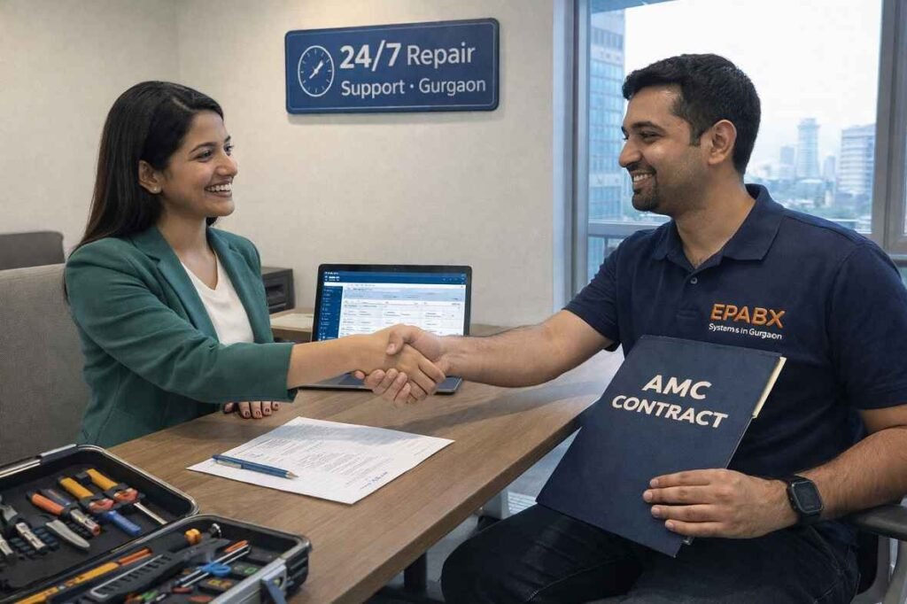 Best EPABX Systems in Gurgaon – Setup, AMC & 24/7 Repair Near You 3 Comprehensive AMC Plans for Hassle-Free EPABX Maintenance