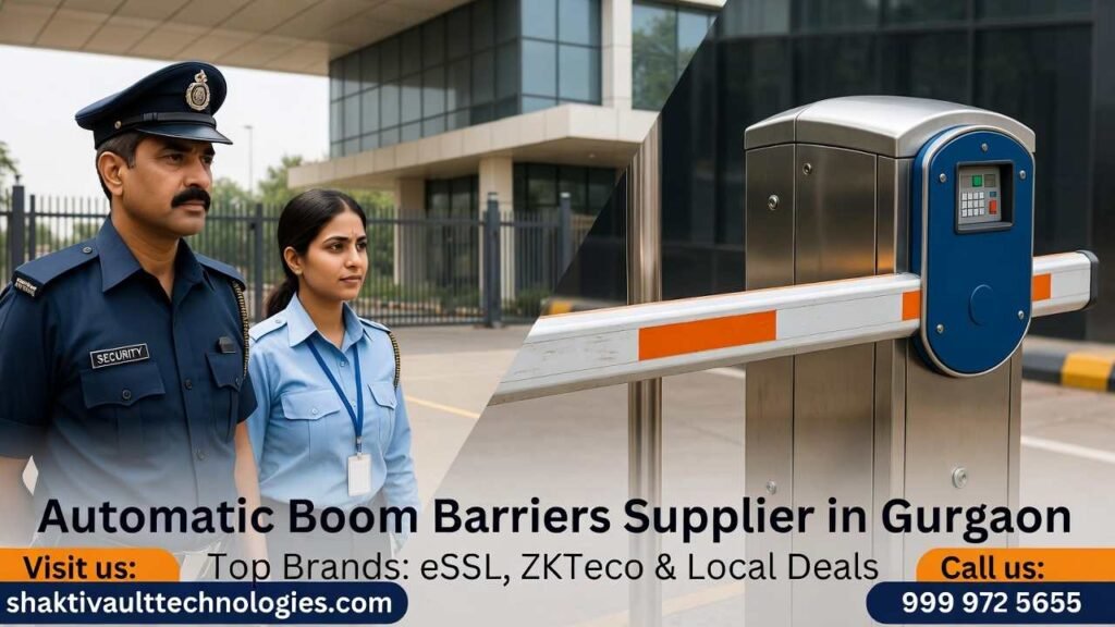 Top Automatic Boom Barriers Supplier in Gurgaon - eSSL, ZKTeco & Local Deals 2 Gurgaon Automatic Boom Barrier Suppliers: Prices, Installation & AMC Services