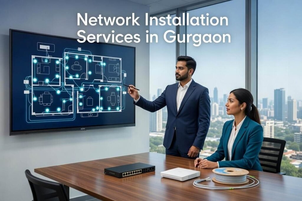 Best Network Installation Services in Gurgaon - LAN, WiFi & Structured Cabling 2 Secure WiFi Installation with Access Points & Coverage Optimization