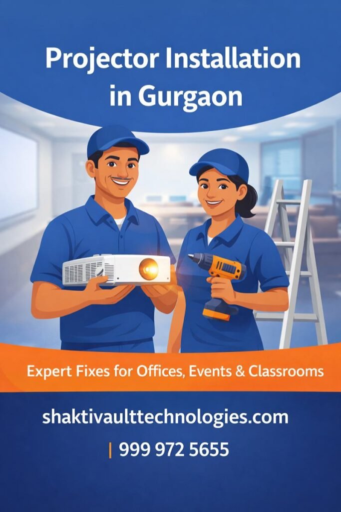 Best Projector Installation in Gurgaon - Expert Fixes for Offices, Events & Classrooms 3 Top Gurgaon Projector Setup