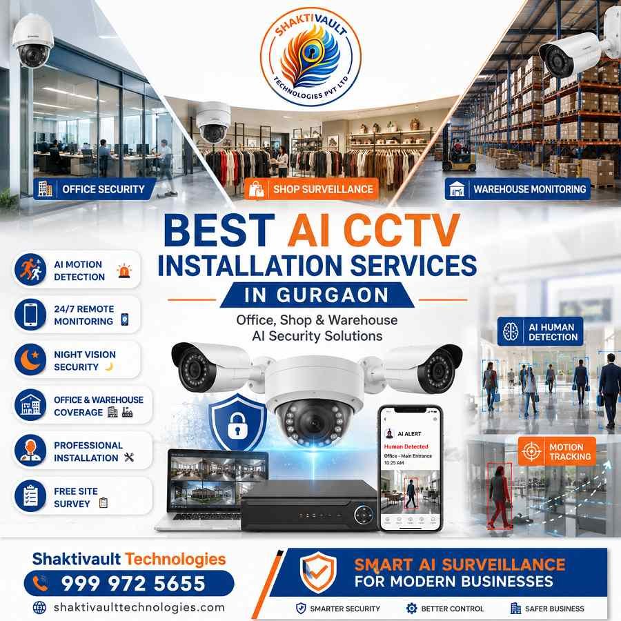 Best AI CCTV Installation Services in Gurgaon