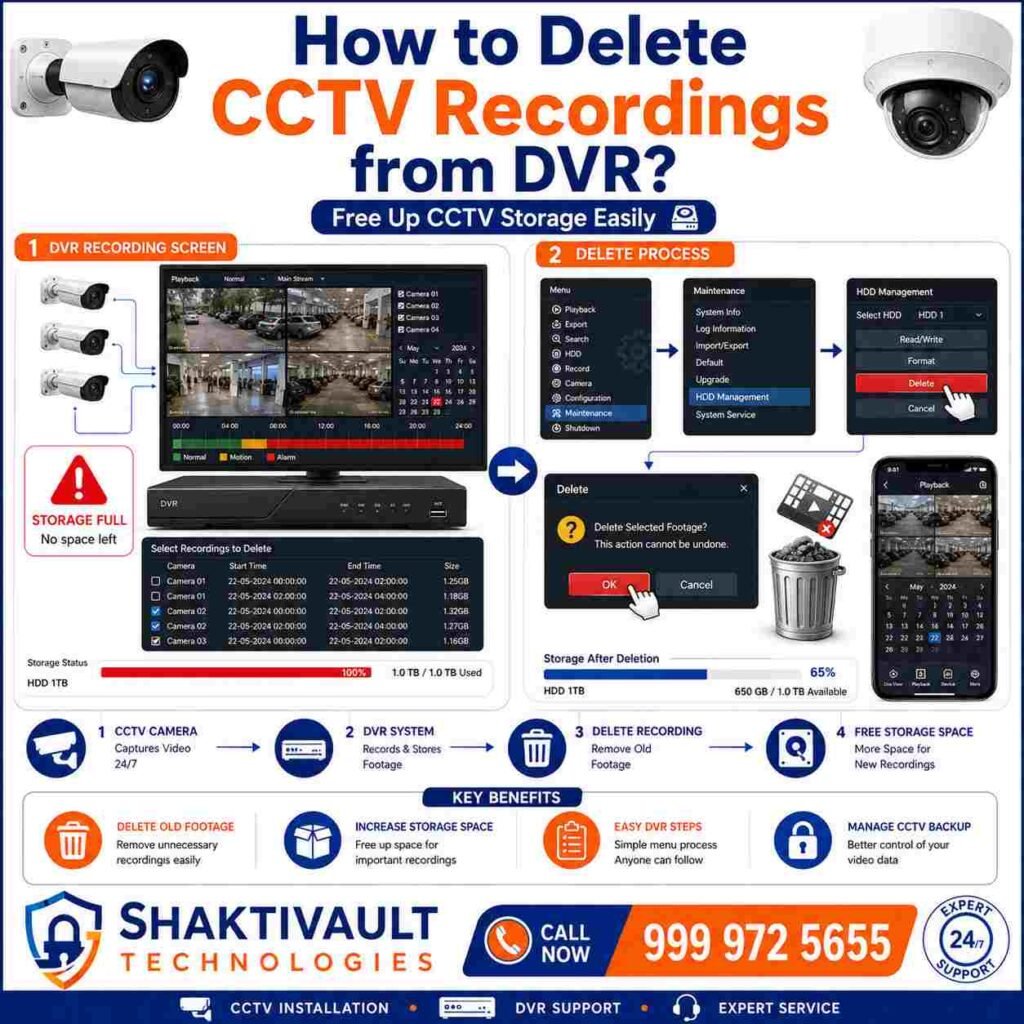How to Delete CCTV Camera Recording Easily (Step-by-Step Guide) 3 How to Delete CCTV Camera Recordings from DVR