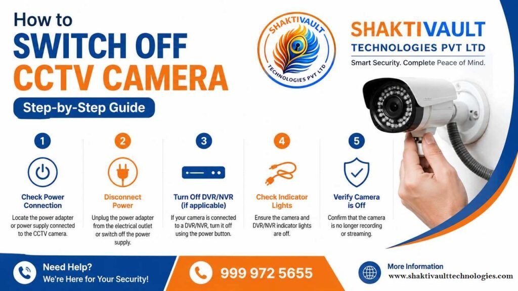 How to Switch Off CCTV Camera Easily