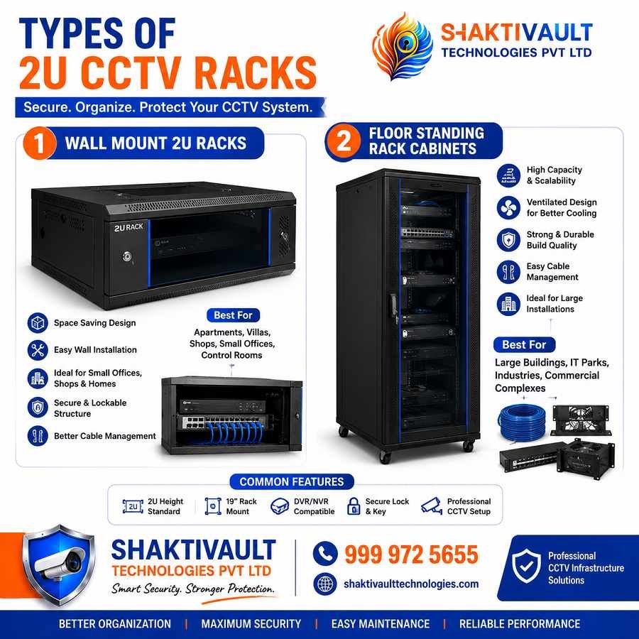 Types of 2U CCTV Racks