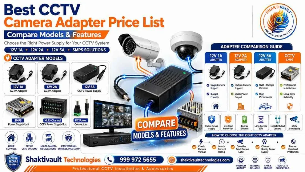Best CCTV Camera Adapter Price List – Compare Models & Features