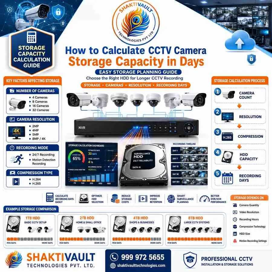 CCTV Camera Storage Capacity in Days – Complete Calculation Guide 2 How to Calculate CCTV Camera Storage Capacity in Days