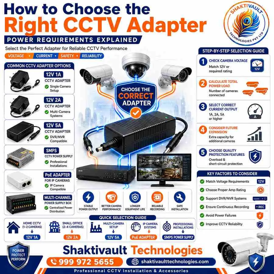 How to Choose the Right CCTV Adapter