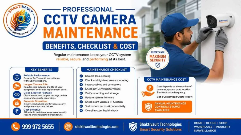 Professional CCTV Camera Maintenance | Benefits, Checklist & Cost 1 Professional CCTV Camera Maintenance Benefits, Checklist & Cost
