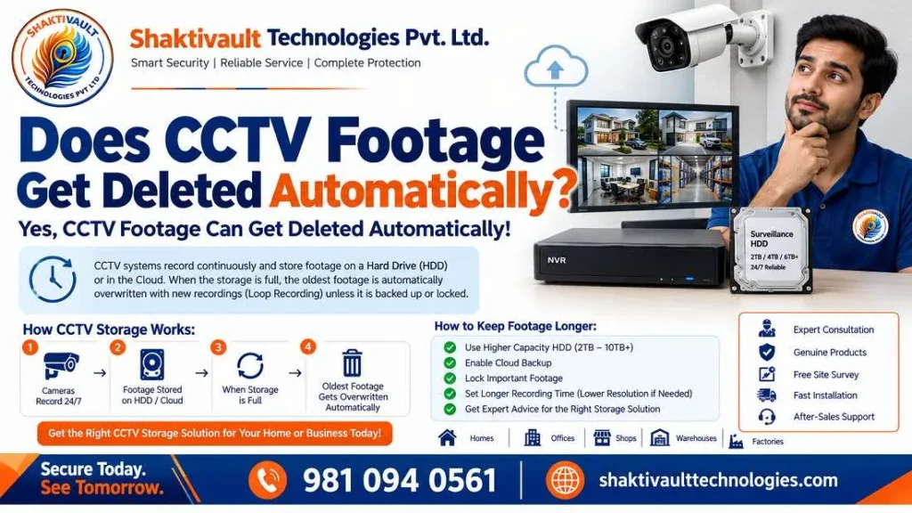 Does CCTV Footage Get Deleted Automatically