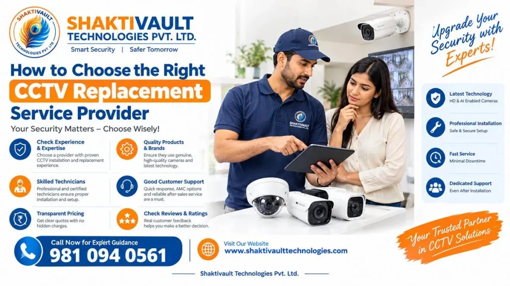 CCTV Replacement & Modernization Services 2 How to Choose the Right CCTV Replacement Service Provider