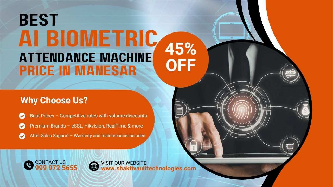 AI Biometric Attendance Machine in Manesar