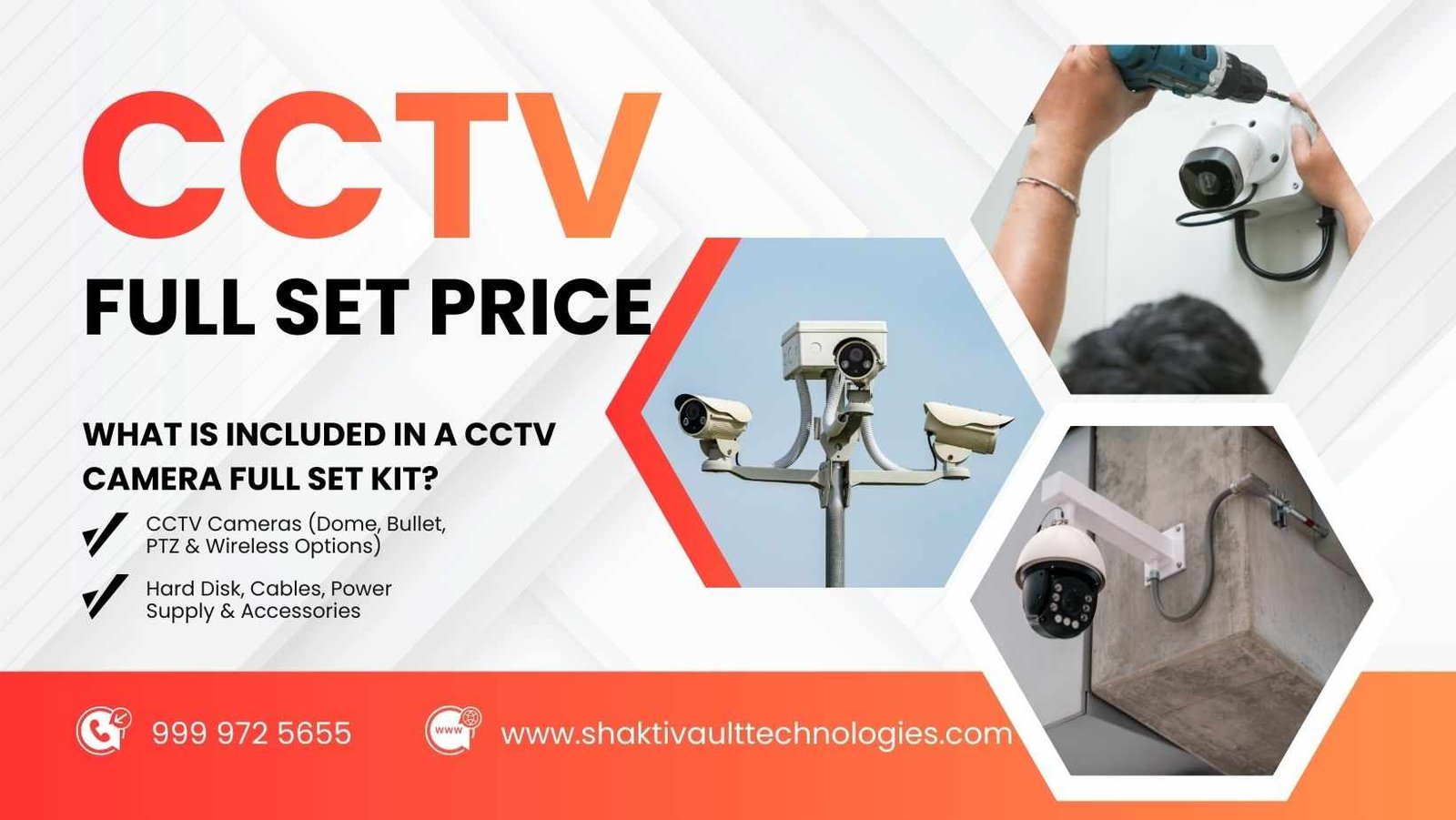 CCTV Camera Full Set Price in India