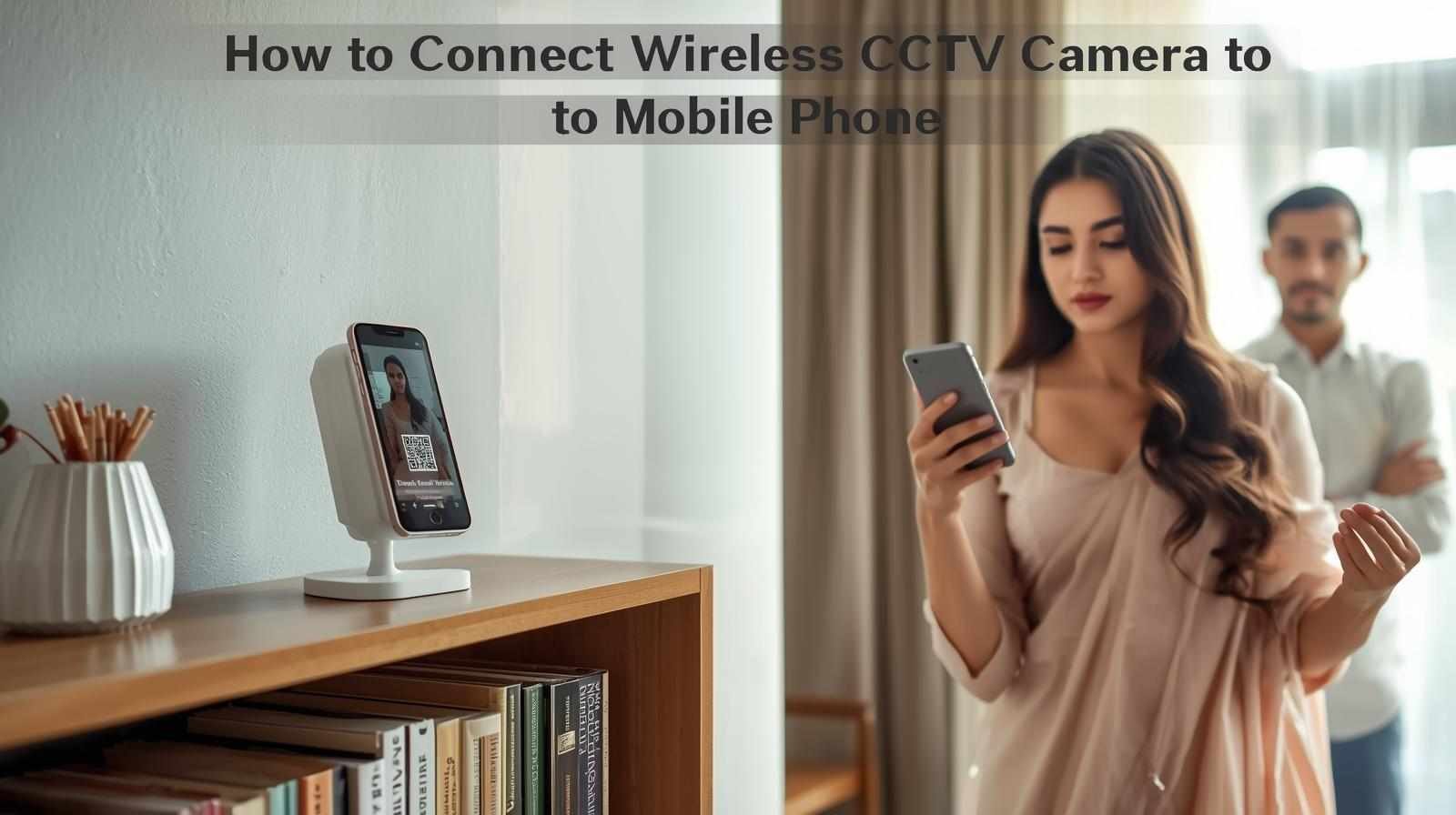 How to Connect Wireless CCTV Camera to Mobile Phone