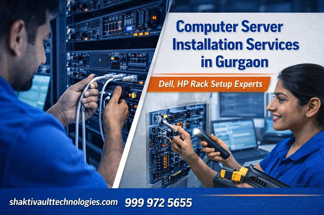Best Computer Server Installation Services in Gurgaon Dell, HP Rack Setup
