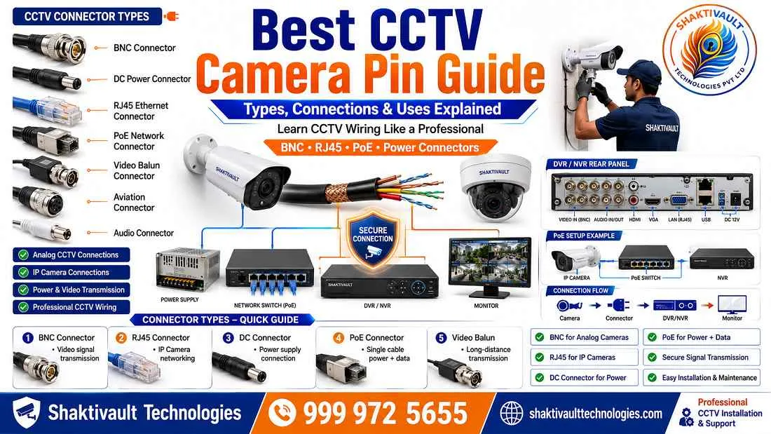 Best CCTV Camera Pin Guide – Types, Connections & Uses Explained