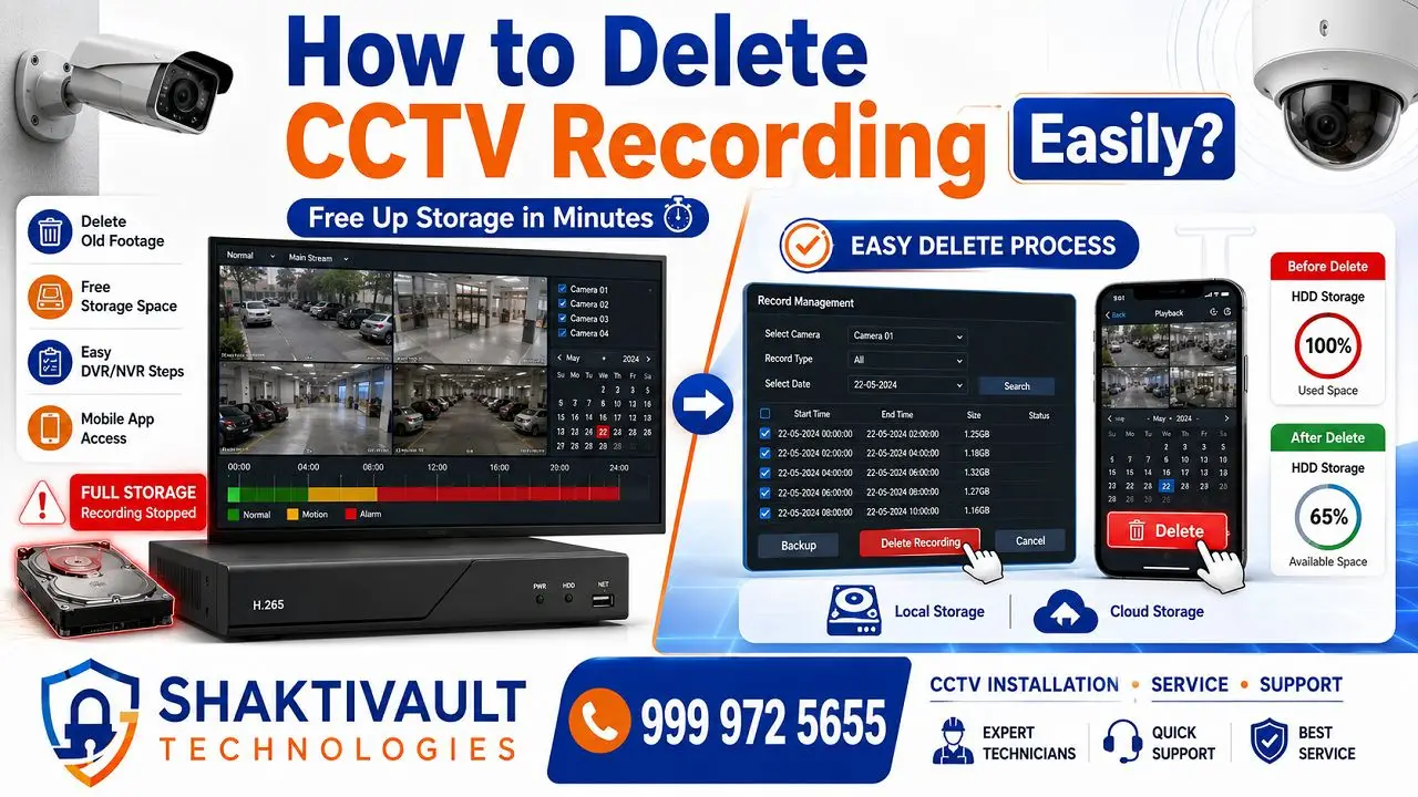 How to Delete CCTV Camera Recording Easily