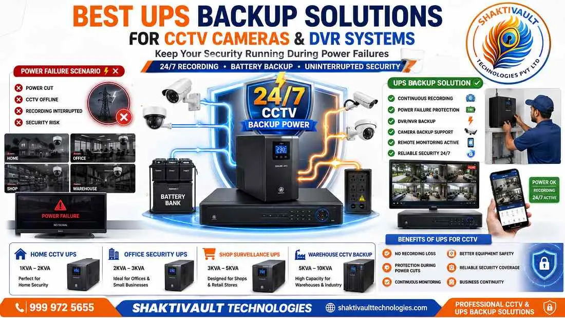 Best UPS Backup Solutions for CCTV Cameras and DVR Systems