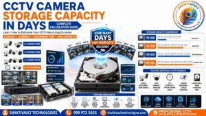 CCTV Camera Storage Capacity in Days – Complete Calculation Guide