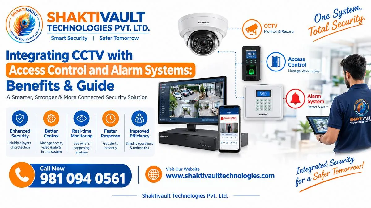 Integrating CCTV with Access Control and Alarm Systems Benefits & Guide